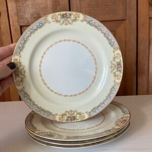 Vintage Noritake Pattern RO2 Salad/Dessert Plates, Set of 4